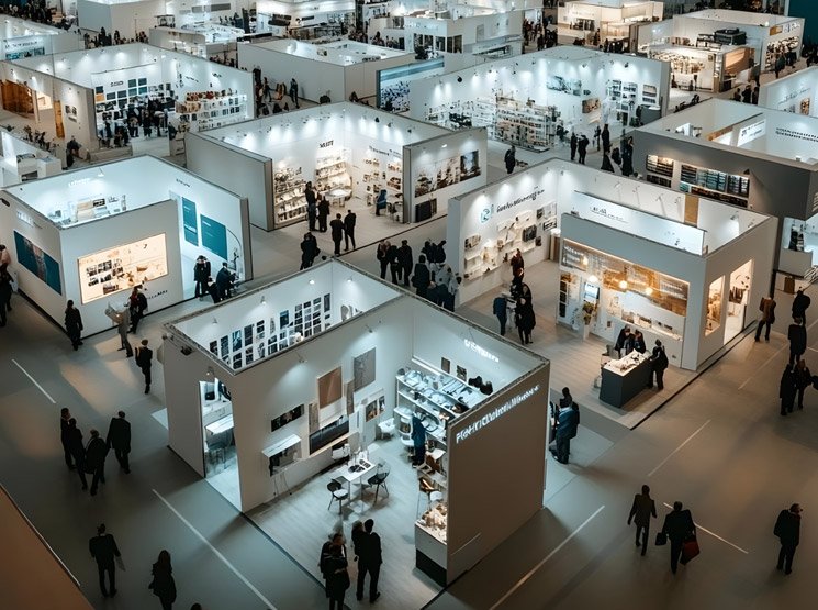 Diseño de stands con pantallas LED integradas en España